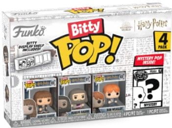 Funko Pop! Bitty Pop: Harry Potter - Hermione Granger, Rubeus Hagrid, Ron  Weasley and a Mystery Bitty Pop! 4-Pack 