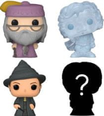 Funko Bitty POP! Harry Potter - Albus Dumbledore, Nearly Headless Nick, Minerva McGonagall & Mystery figurice, 4 kosi