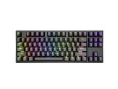 Genesis Gaming mehanska tipkovnica THOR 404/RGB/Khail Box Brown/Wired USB/US layout/Black