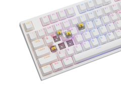 Genesis Gaming mehanska tipkovnica THOR 404/RGB/Gateron Yellow Pro/Wired USB/US layout/White