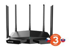 Tenda TX27 Pro AXE5700 WiFi6E Router, 1x GWAN, 3x GLAN, IPv6, BSS Color, VPN strežnik, WPA3, CZ aplikacija