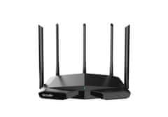 Tenda TX27 Pro AXE5700 WiFi6E Router, 1x GWAN, 3x GLAN, IPv6, BSS Color, VPN strežnik, WPA3, CZ aplikacija