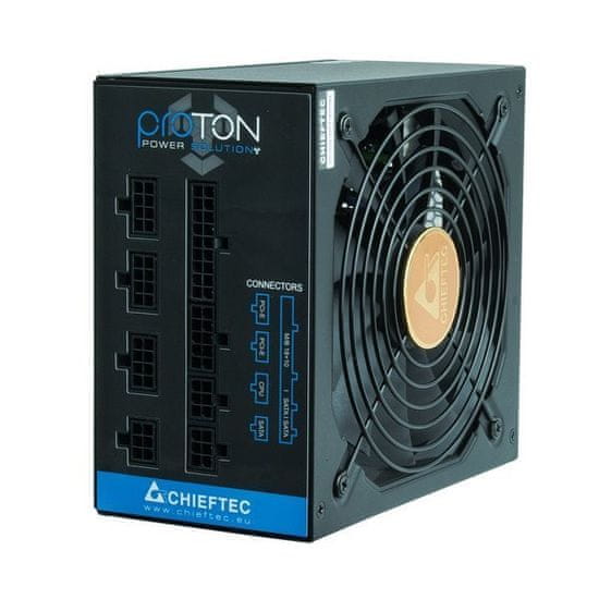 Chieftec napajalnik BDF-1000C / Proton Series / 1000W / 140mm ventilator / akt. PFC / modularni kabli / 80PLUS Bronze