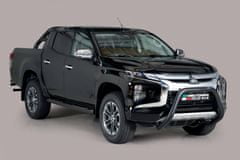 J&J Automotive Prednji okvirji za Mitsubishi L 200 Double Cab 2019-nad 76mm črna