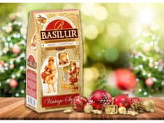 Basilur BASILUR Merry Christmas - Črni listični čaj cejlonskega izvora z dodatkom jabolk, ingverja in vanilije, 85 g x1