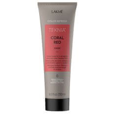 shumee Teknia Coral Red Mask Refresh barvna osvežilna maska za rdeče in mahagoni lase 250 ml