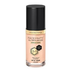 shumee Facefinity All Day Flawless 3v1 prekrivna tekoča podlaga N55 Bež 30 ml