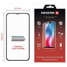 SWISSTEN Swissten Full Glue, Color frame, Case friendly, Zaščitno kaljeno steklo, Apple iPhone 11 Pro, črno