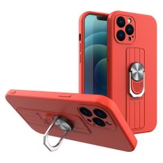 HURTEL Ovitek Ring Case, Samsung Galaxy A22 4G, rdeč