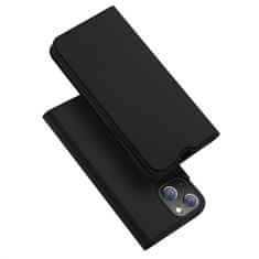 Dux Ducis Dux Ducis Skin Leather case, preklopni etui, iPhone 13 Mini, črn