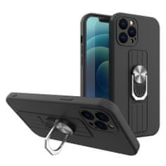 HURTEL Ovitek Ring Case, Samsung Galaxy A72 4G, črn