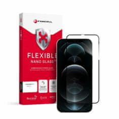 FORCELL Hibridno steklo Forcell Flexible 5D Full Glue, iPhone Xs Max / 11 Pro Max, črno
