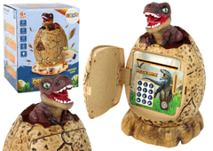 shumee Egg Piggy Bank-Safe Dinosaur Light Zvoki