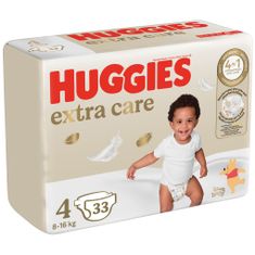 Huggies HUGGIES Extra Care 4 plenice za enkratno uporabo (8-14 kg) 33 kosov