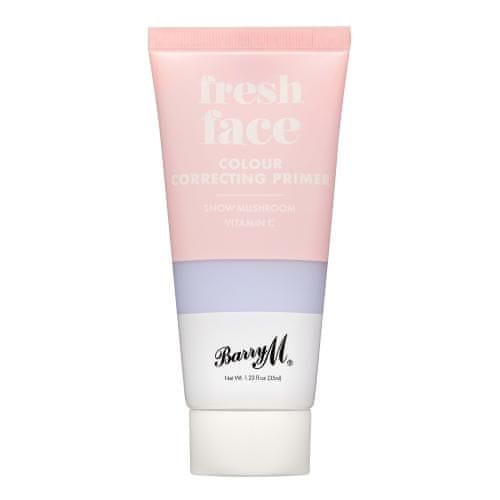 Barry M Fresh Face Colour Correcting Primer podlaga za ličila za posvetlitev videza in nevtralizacijo rumenih tonov 35 ml Odtenek purple