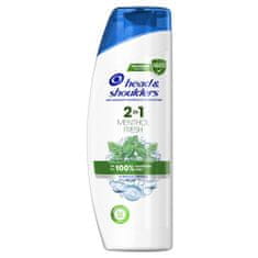 Head & Shoulders Menthol Fresh 2in1 360 ml šampon in balzam proti prhljaju unisex