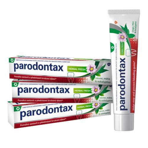 Parodontax Herbal Fresh Trio Set zobna pasta 3 x 75 ml