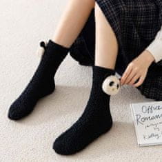 Dollcini Božične nogavice, božična darila, nogavice panda, 5x5x10 cm, črna mešanica