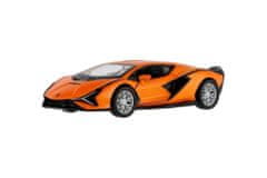 Teddies Avto Kinsmart Lamborghini Sián FKP 37 kovina/plastika, 13cm 4 barve, 12 kosov v škatli