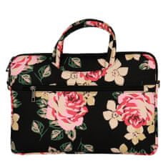 MG Wonder Briefcase torba za prenosnik 15-16'' black and roses