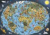 Sestavljanka Risani zemljevid sveta 1000 kosov