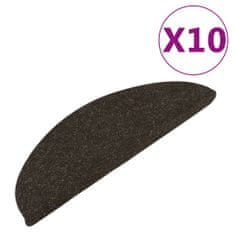 Vidaxl Samolepilne preproge za stopnice 10 kosov 65x22,5x3,5 cm