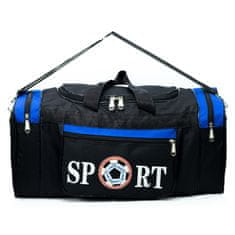 Dollcini Dollcini, Football Sports Travel bag, black/blue