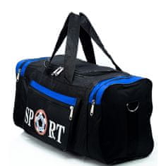 Dollcini Dollcini, Football Sports Travel bag, black/blue