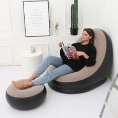 Dollcini Inflatable sofa, rjava mešanica