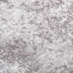 Vidaxl Pralna preproga 80x150 cm siva protizdrsna