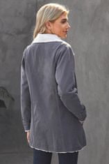 OMG! Ženska jakna iz flisa Miarsa siva XXL