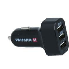 SWISSTEN Adapter CL 3x USB 5,2A