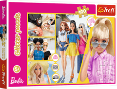 Trefl Glitter Puzzle Barbie 100 kosov