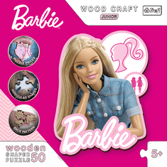 Trefl Wood Craft Junior sestavljanka Lepa Barbie 50 kosov