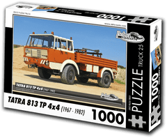 RETRO-AUTA Puzzle tovornjak št. 25 Tatra 813 TP 4x4 (1967-1982) 1000 kosov