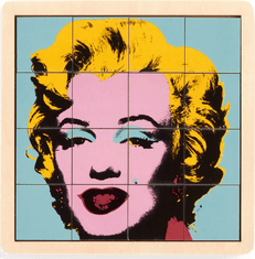 Galison Andy Warhol drsna lesena sestavljanka: (16 kosov): Marilyn 2v1