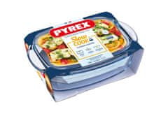 Pyrex STEKLENA POSODA ZA PEKO S POKROVOM 4,5 L