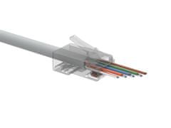 Solarix SXRJ45-5E-UTP-EASY Univerzalni priključek RJ45 CAT5E UTP 8p8c za žice in kable