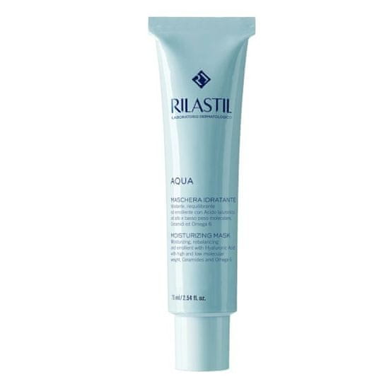 Rilastil Hydra maska za obraz s hialuronsko kislino Aqua (Moisturizing Mask) 75 ml