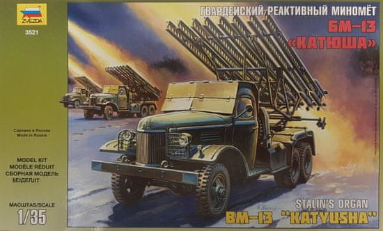 Zvezda maketa-miniatura BM-13 Katjuša "Stalinove orgljice" • maketa-miniatura 1:35 tovornjaki • Level 3