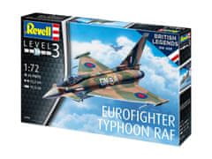 Revell maketa-miniatura 100 Years RAF: Eurofighter Typhoon • maketa-miniatura 1:72 novodobna letala • Level 4