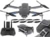 Aga Dron RC F9 6K HD kamera GPS wifi doseg 2000 m siv