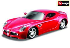 BBurago 1:32 Alfa 8C Competizione (2007) Rdeča