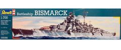 Revell maketa-miniatura Battleship BISMARCK • maketa-miniatura 1:700 bojne ladje • Level 5