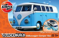 Airfix maketa-miniatura Quick build VW Camper Van- BLUE • maketa-miniatura starodobni avtomobili • Level 1