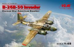 ICM maketa-miniatura B-26B-50 Invader (ameriški bombnik iz korejske vojne) • maketa-miniatura 1:48 starodobna letala • Level 5