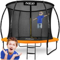 shumee Profilirani vrtni trampolin 10ft/312cm z notranjo mrežo Neo-Sport