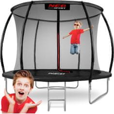 shumee Profilirani vrtni trampolin 10ft/312cm z notranjo mrežo Neo-Sport