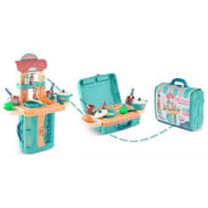 ACTIVESHOP Otroška kuhinja s kovčkom Ricokids 772901