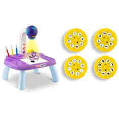 ACTIVESHOP Ricokids projektor za učenje risanja 773700 - vijolična